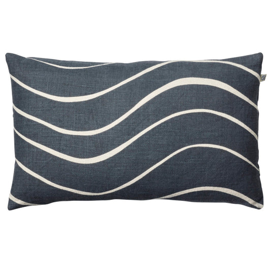 Gaya Blue Linen Cushion