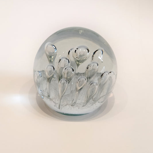 Clear Glass Paperweight - Small