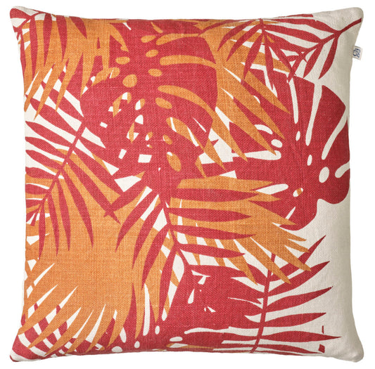 Palm Red/Jaffa Orange Cushion