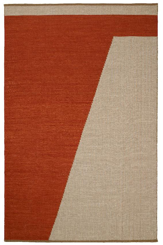 Una Wool Rug Rust/Off White (230 x 320cm)